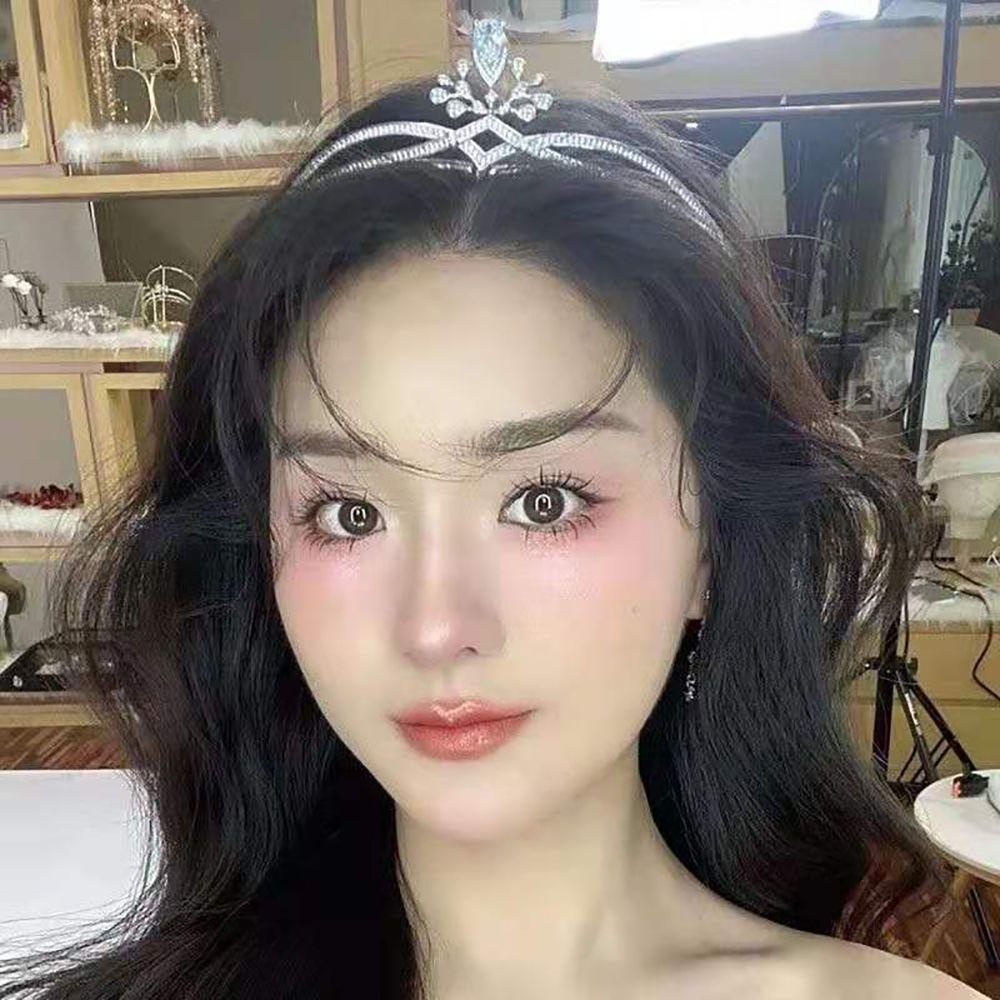 Băng Đô Cài Tóc Phong Cách Công Chúa Cổ Điển Đẹp Mắt|Vương Miện Nữ Màu Sắc Nhã Nhặn Thời Trang