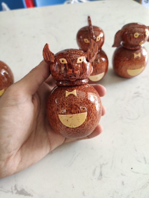 Hủ tăm thú | Hủ tăm cà | Hộp đựng tăm