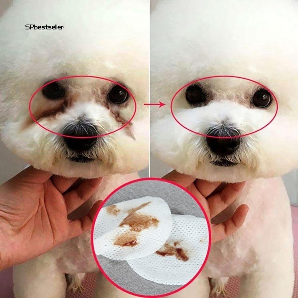 Set 100 khăn giấy ướt tẩy rửa vết bẩn cho thú cưng