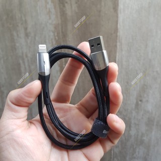 Cáp sạc Iphone có đèn báo Baseus Horizontal