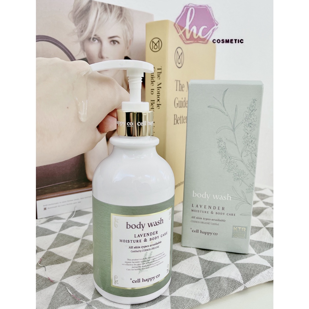 SỮA TẮM LAVENDER CELL HAPPYCO HỮU CƠ HƯƠNG THƠM TINH DẦU HOA OẢI HƯƠNG | BigBuy360 - bigbuy360.vn