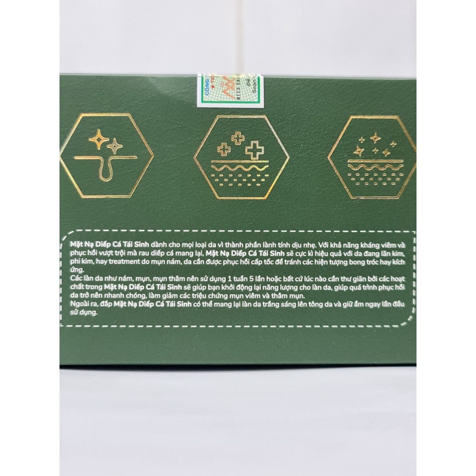 Mặt Nạ Diếp Cá Thải Độc Giảm Mụn Làm Dịu Da Meea Origin 120g