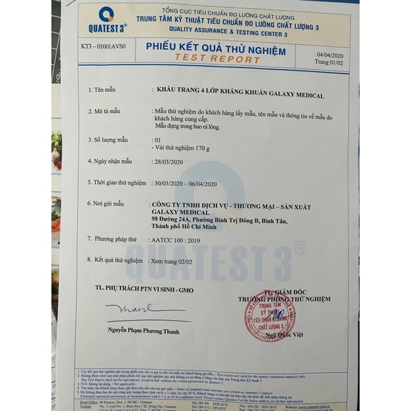 Combo 10, combo 50 cái khẩu trang 4D KF94 chống bụi mịn và kháng khuẩn có giấy chứng nhận an toàn