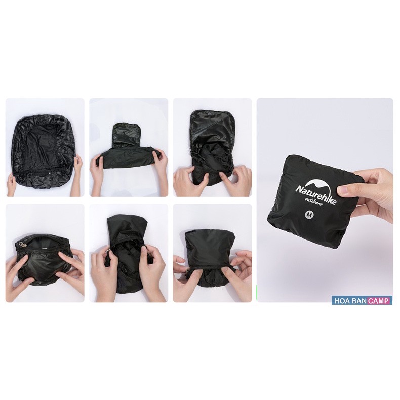 Áo Mưa Balo Gấp Gọn NatureHike NH19PJ041