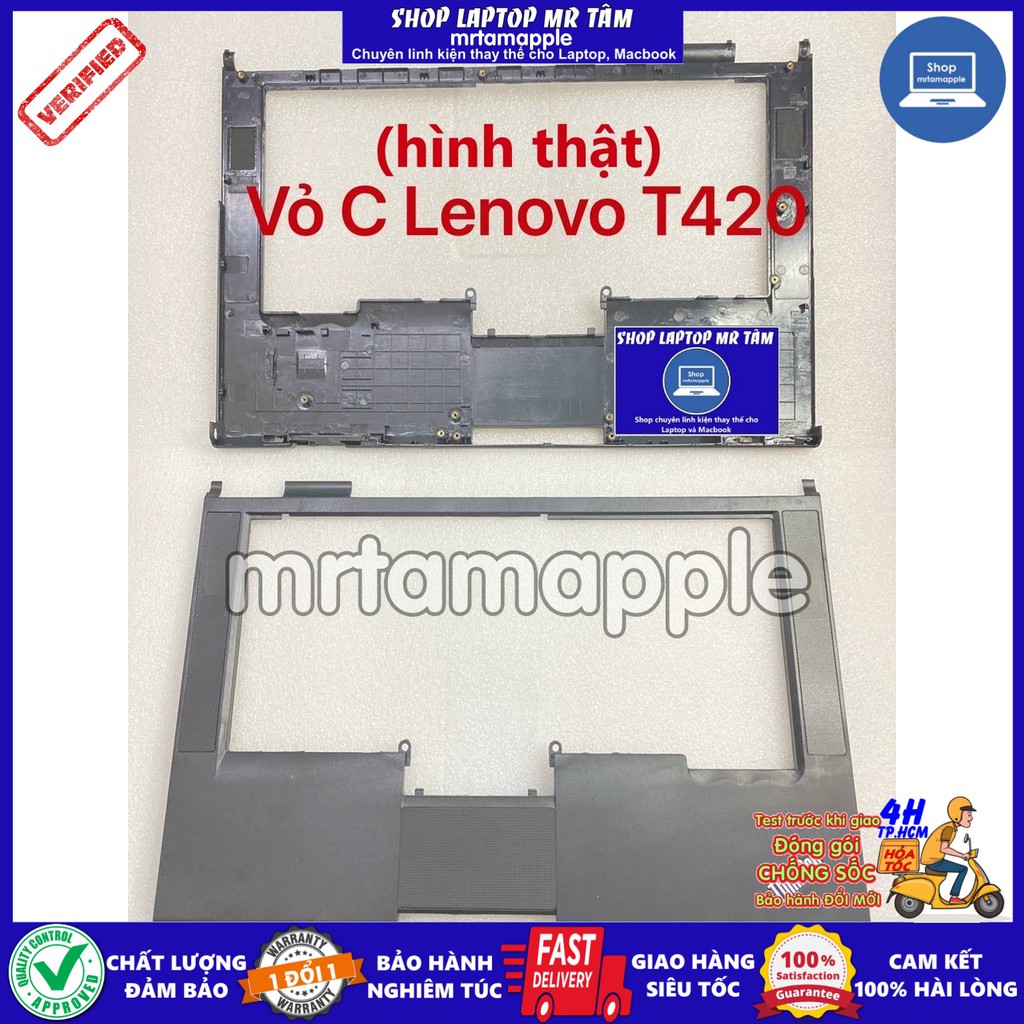 (COVER) VỎ C (MẶT ĐỰNG BÀN PHÍM) LAPTOP LENOVO T420 (NO TOUCHPAD) dùng cho Thinkpad T420 T420i