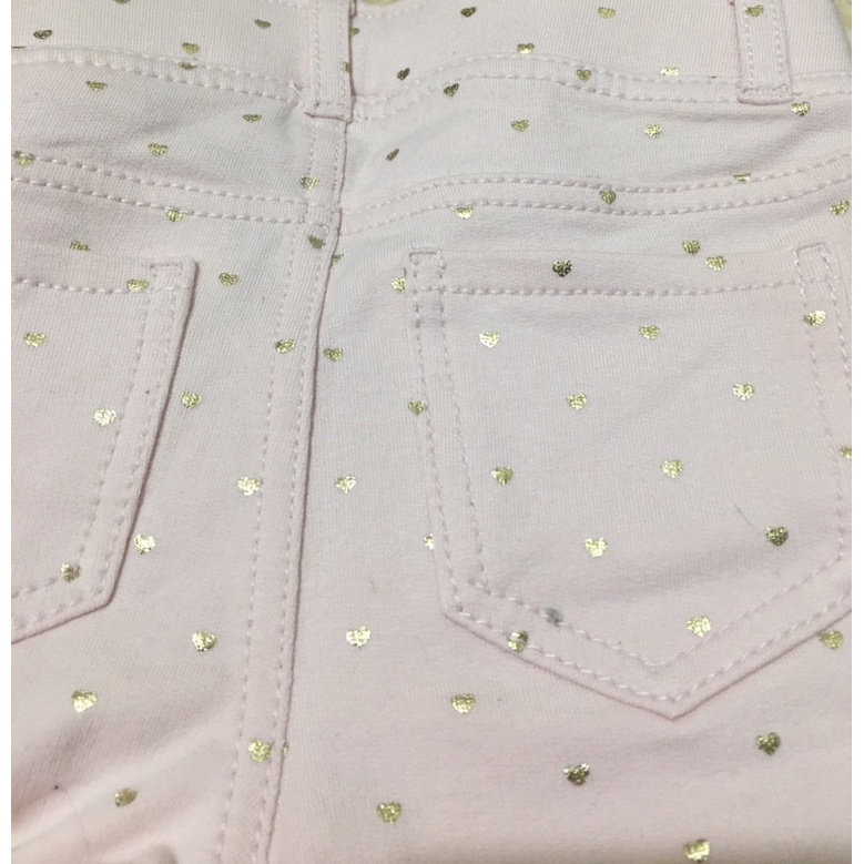 Quần Legging HM Hàng Xuất Xịn Màu Hồng Cho Bé Gái 3-4 Tuổi