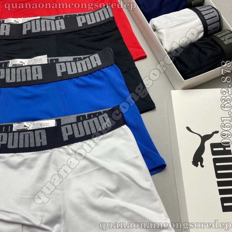 [hộp 5 quần sịp PM } sịp đùi nam thun lanh. đùi nam boxer. co giãn thoáng khí, không nhăn, không xù,