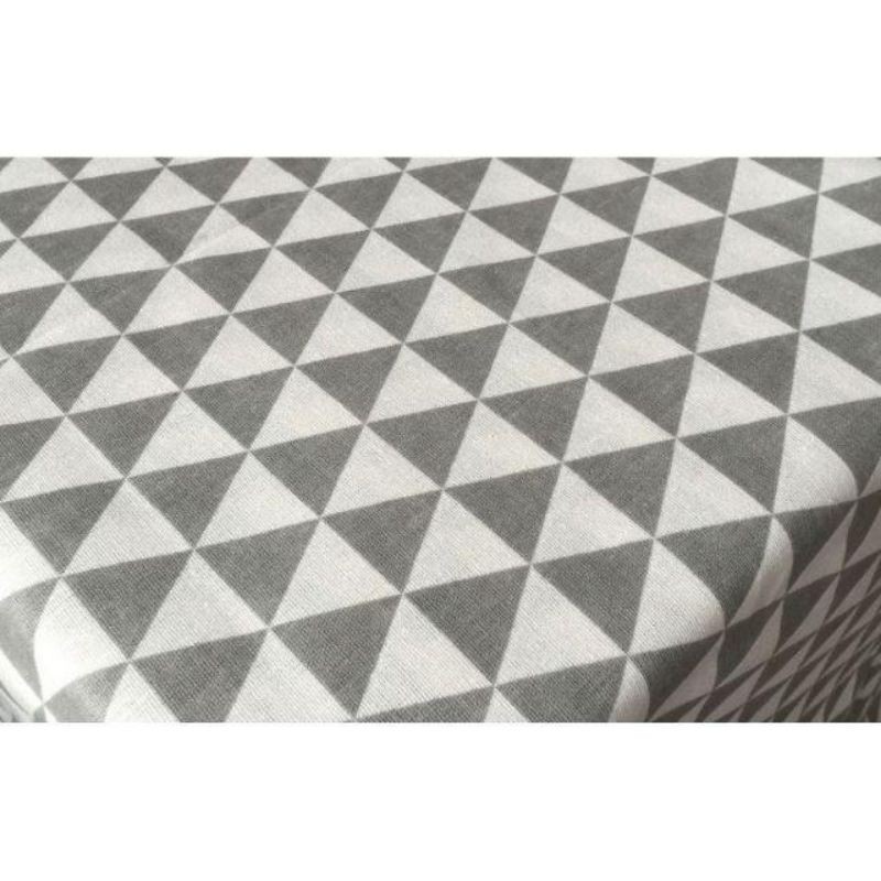 Vải bố/ vải canvas tam giác xám trắng khổ 1mx1m