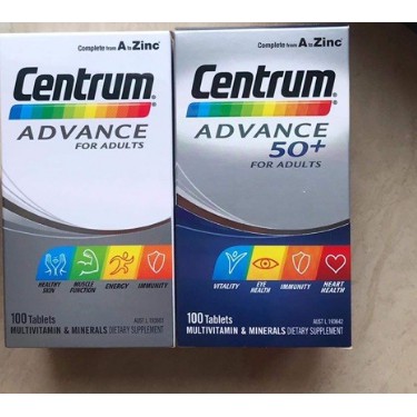 Vitamin tổng hợp Centrum advance/ advance 50+ Úc | Thế Giới Skin Care