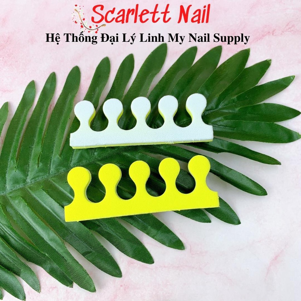 Set 2 Kẹp Tách Ngón Tay Ngón Chân Chống Lem Nước Sơn Khi Làm Móng Giao Ngẫu Nhiên