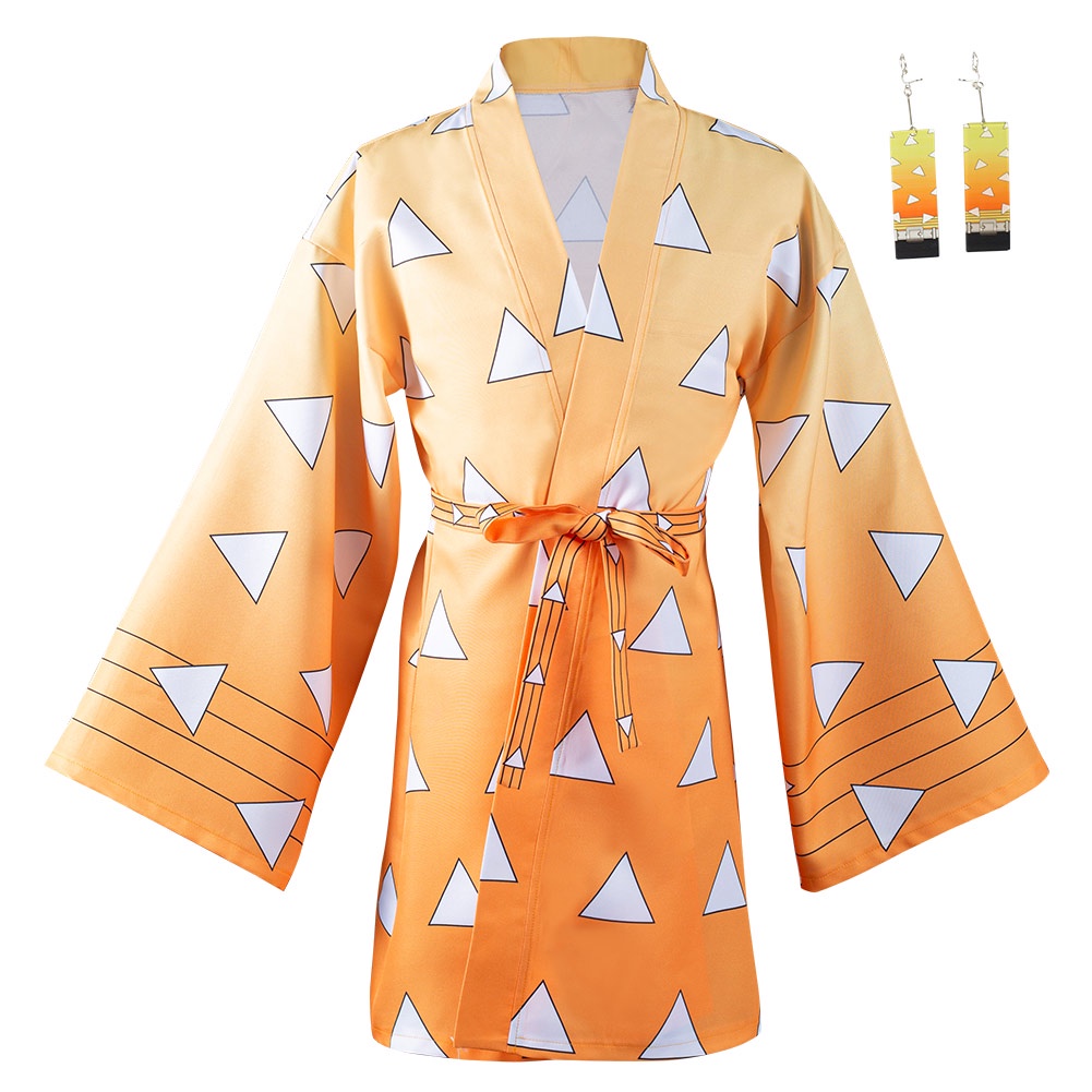 Áo Choàng Kimono Hóa Trang Nhân Vật Agatsuma Zenitsu