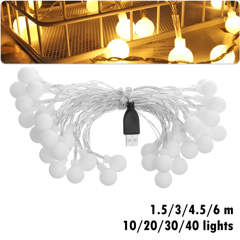 Dây Đèn Led Usb Trang Trí Tiệc 1.5 / 3 / 4.5 / 6m