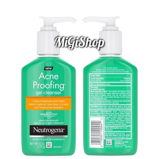 Sữa Rửa Mặt Neutrogena Acne Proofing Gel Cleanser 170g