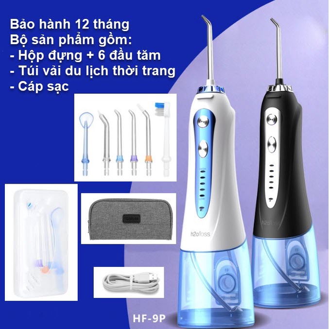 Tăm nước h2ofloss Hero HF-9P, HF-P11 phiên bản mới 2024 - Bảo hành 12 tháng