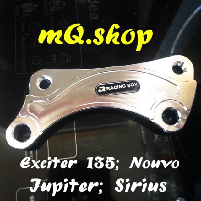 Pass nhôm gắn heo dầu dưới cho đĩa 300mm của Ex135 Nouvo Sirius Jupiter