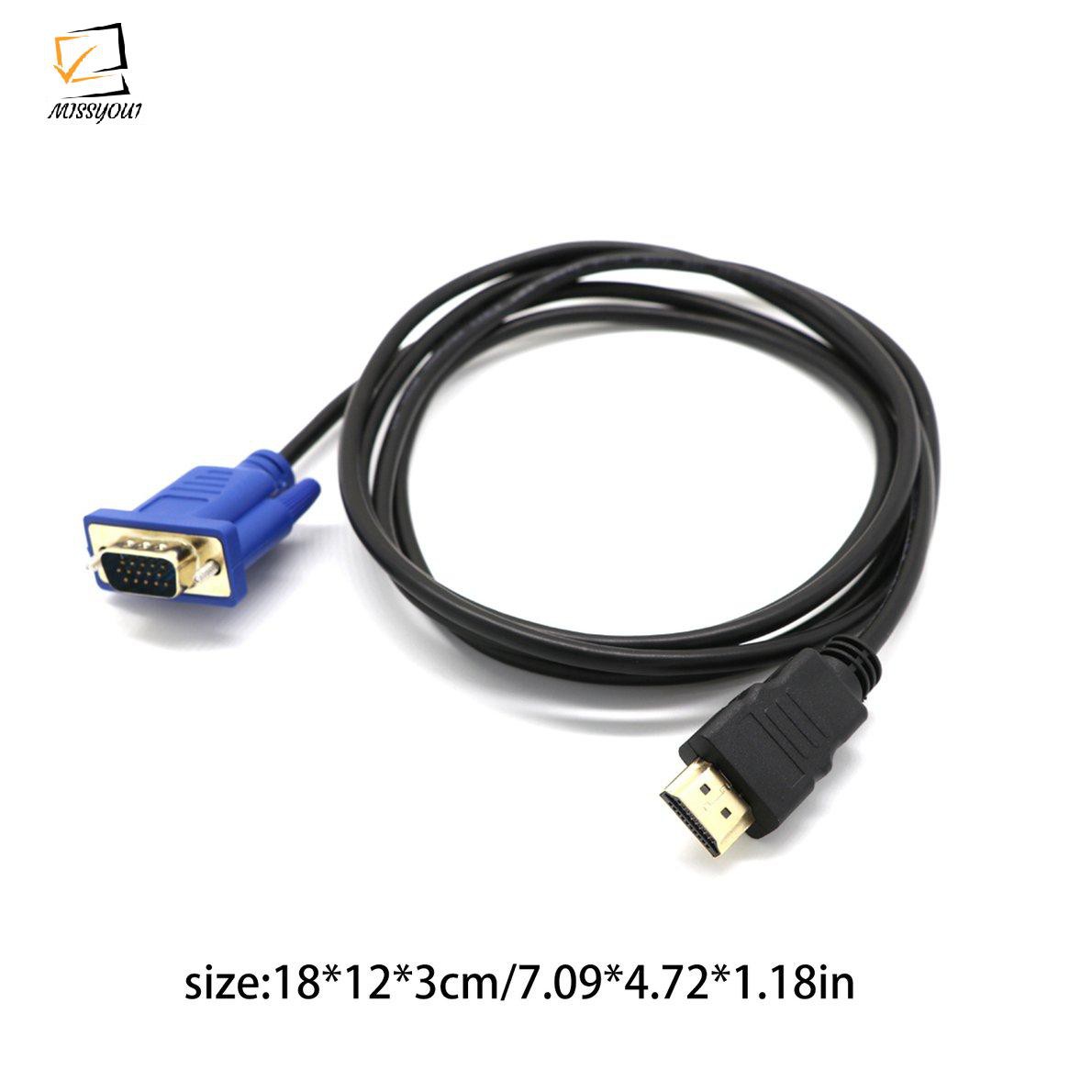 Cáp Chuyển Đổi Hdmi-Compatible Sang Vga D-Sub Cho Tv Pc