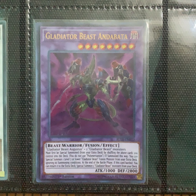 Bài yugioh: gladiator beast andabata