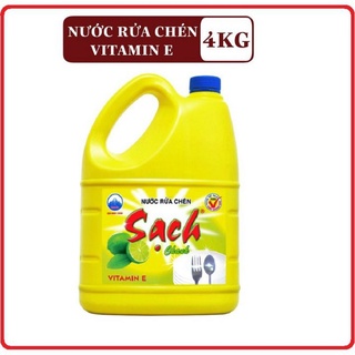 Nước rửa chén sạch Net 3,8kg chanh