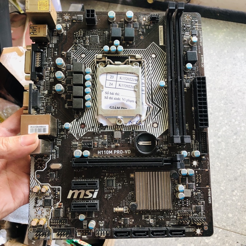 Main H110 chạy socket Lga 1151 ram drr4 cpu gen 6/7th