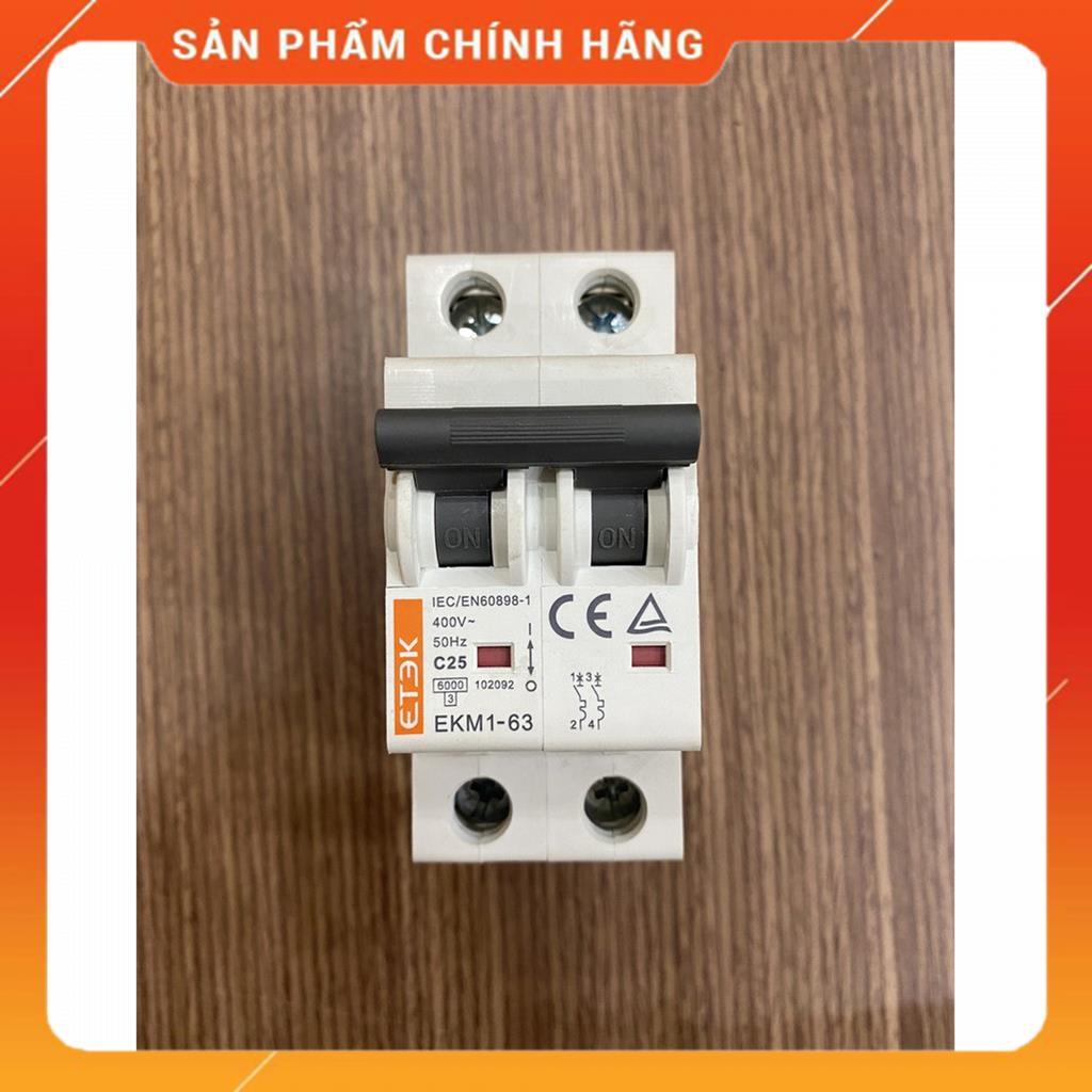Cầu dao Aptomat CB AC 1 Pha 25A 32A 63A ETEK MSP36062