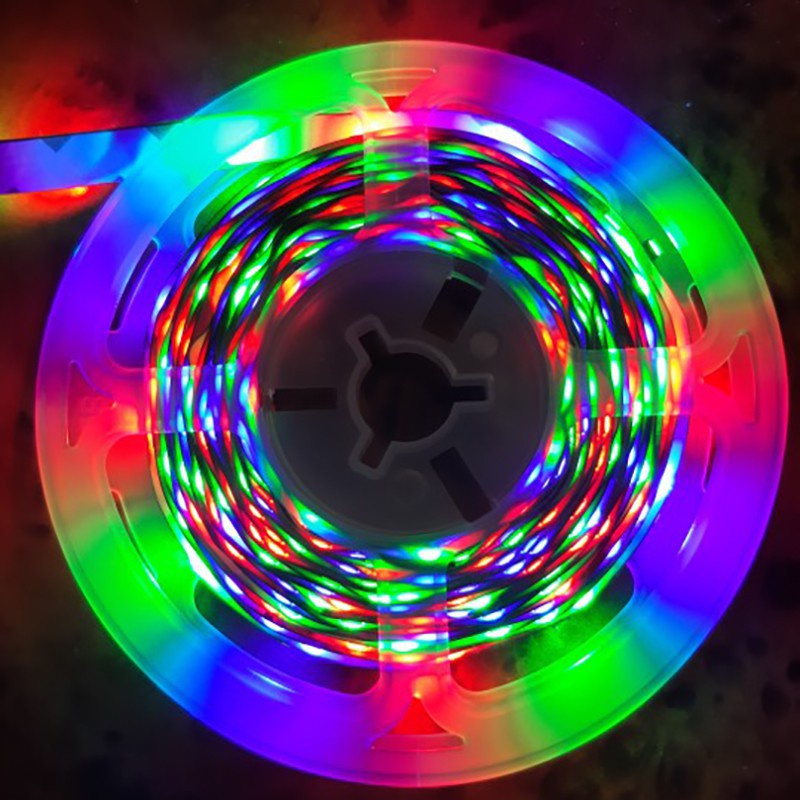 10M Full Set DC12V 2835 3528 RGB Color Changing LED Strip Lights with IR Controller 24key Remote for Home Lighting Room and Festival Celebration Flexible Tape