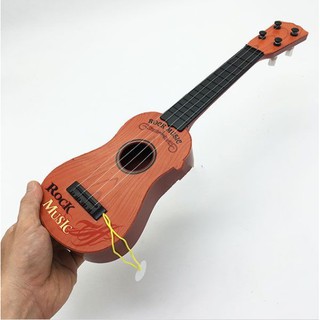 Đồ chơi đàn guitar thùng bằng nhựa 4 dây cước