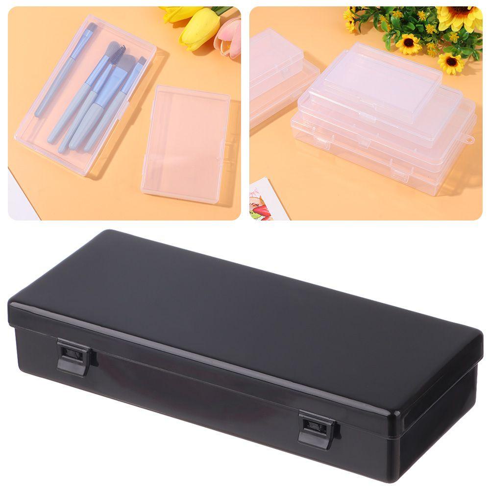 Hộp Nhựa Đựng Thuốc 1 Ngăn Màu Đen / Trong Suốt