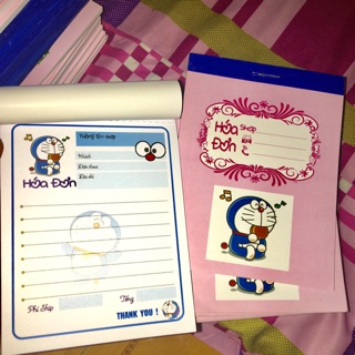 {Giá Sỉ} 🌈ComBo 6 cuốn Hoá Đơn A6 Kute