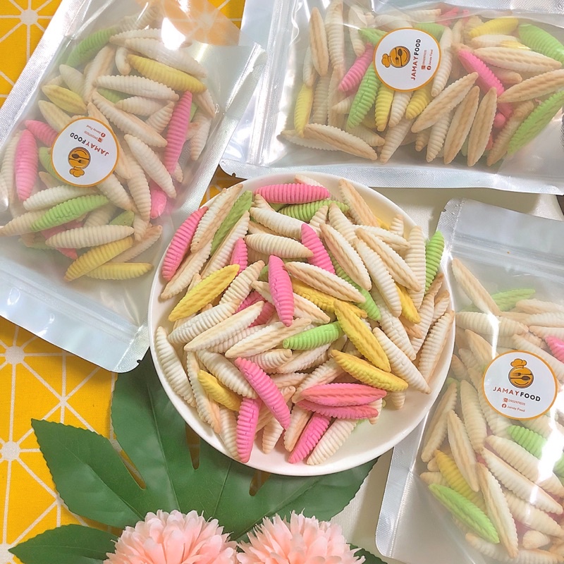 Bánh Men Sâu Đuông Thơm Ngon Béo Ngậy Ăn là Ghiền | Ăn vặt Jamay Food