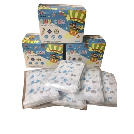 Khẩu trang y tế 4 lớp kháng khuẩn cho bé chính hãng Duy Sơn