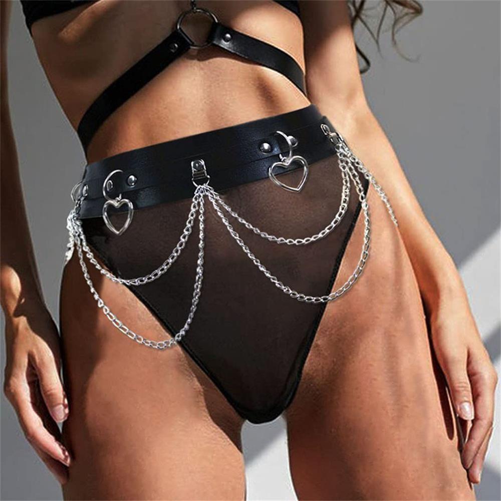 Dây Xích Đeo Hông Nhiều Lớp Phong Cách Punk Thời Trang Cho Nữ