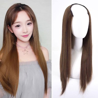 Tóc Giả Kẹp Chữ U Thẳng Dài 60cm – Tóc Dài Tự Nhiên, Kẹp Gọn Trong 5 Giây!