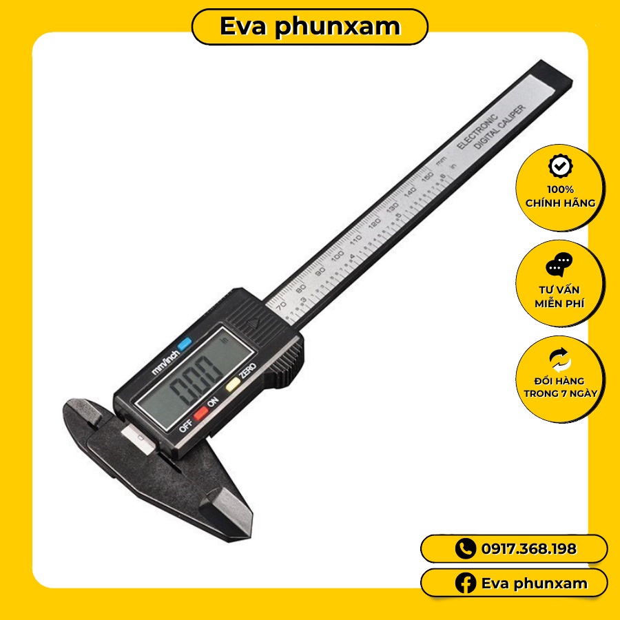 Thước Đo Điện Tử (Tặng Kèm Pin)