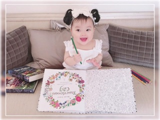 Búi tóc cao cấp dạng kẹp cho bé ( set 2 búi )