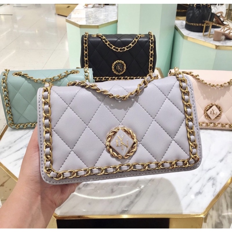 Túi lyn đeo chéo ô trám