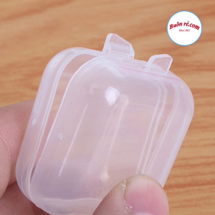 Hộp đựng trang sức trong suốt- Hộp mini đựng trang sức nhỏ gọn tiện lợi Br01668