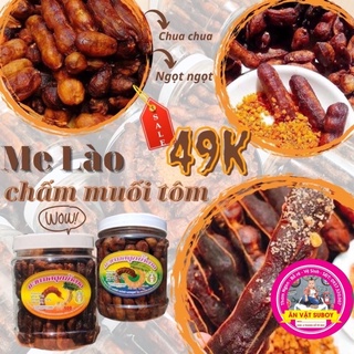 ME LÀO CHẤM MUỐI TÔM _CAY CHUA NGỌT