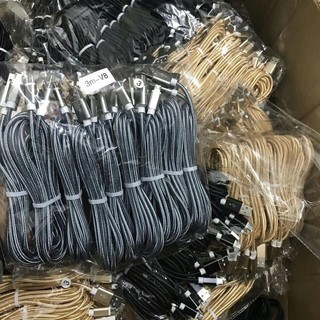 Dây Sạc Iphone, Android Dài 3m Bọc vải dù siêu bền