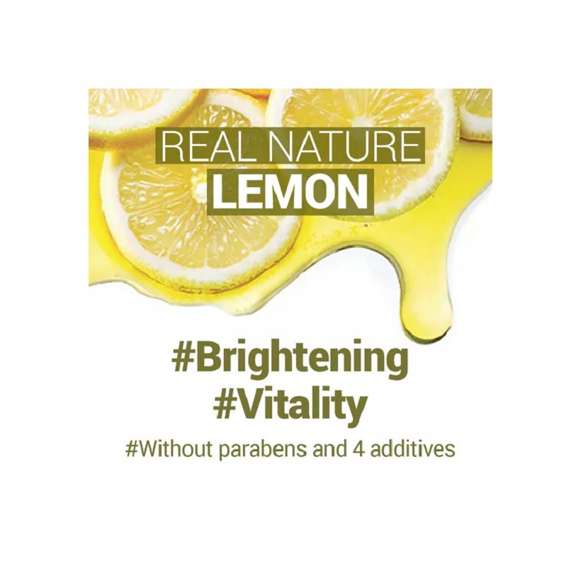 Combo 5 Mặt Nạ Làm Sáng Da Chiết Xuất Từ Chanh The Face Shop Real Nature Lemon 20g x 5 gói