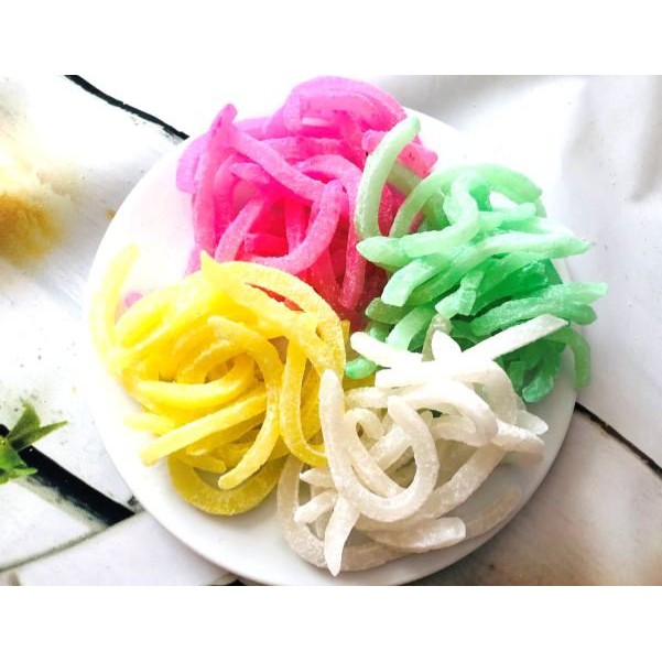 mứt dừa non Bến Tre gói 500g đủ vị