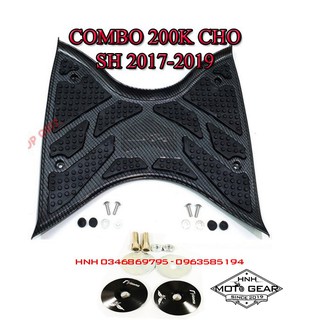 Đồ Chơi Carbon Cho SH 2012 - 2020 Artista Chính Hãng 2 Món
