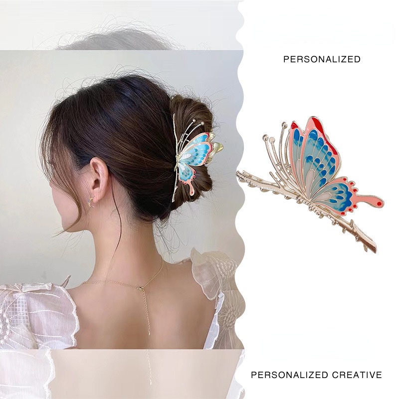 Kẹp Tóc Hình Bướm Nhiều Màu Phong Cách Mới 2022