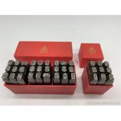 Bộ đóng chữ và số 5mm/ 3mm/ 4mm/ 6mm/ 8mm, chất liệu thép, đóng trên kim loại