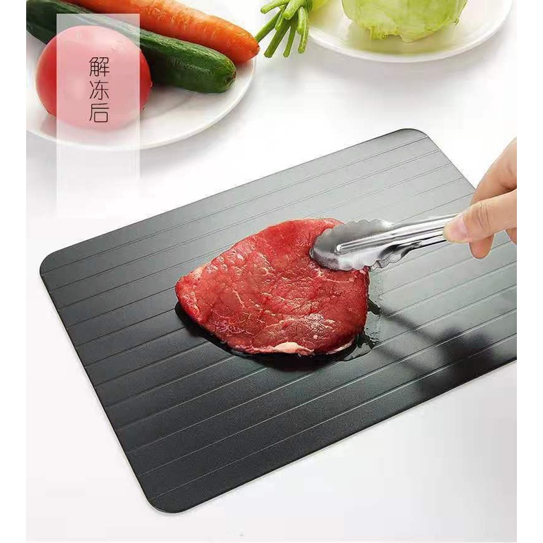 Thớt hợp kim hỗ trợ rã đông thịt cá nhanh chóng tiện dụng cho mọi gia đình