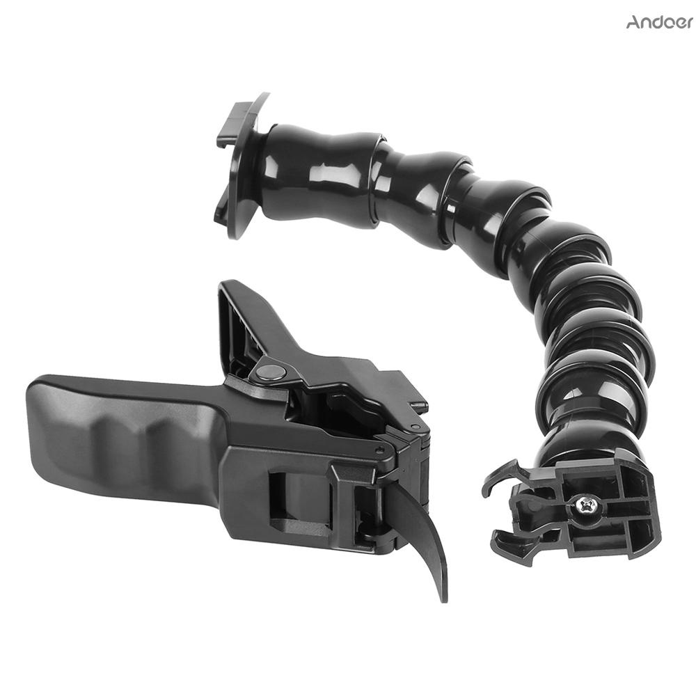 ✧ Flexible Action Camera Clamp Mount Adjustable Bracket Holder Stand for GoPro Hero 7/6/5/4 for SJCAM Xiaomi Yi 4K 4K+ Sports Cameras Accessories