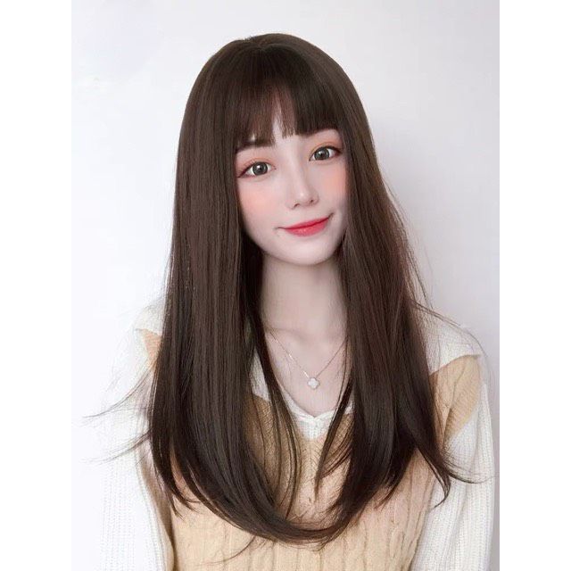 Tóc giả nguyên đầu  FREESHIP  nguyên đầu cúp đuôi z7006