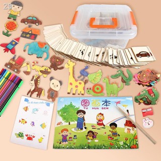 Đồ chơi trẻ em, học tập công cụ vẽ, graffiti tô màu, bé trai và gái, bộ mẫu tranh, em