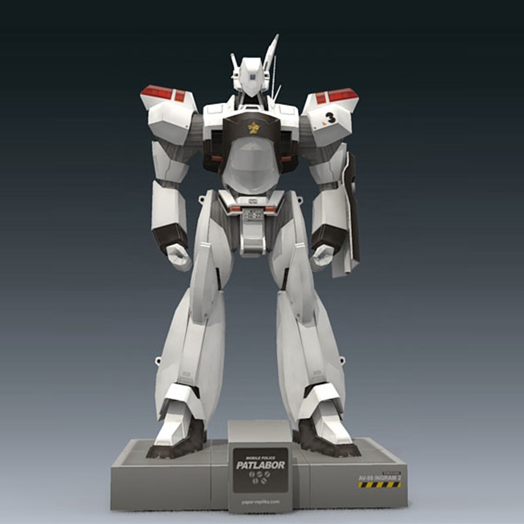 Mô hình giấy Anime Game Robot AV-98 Ingram 3 - Patlabor