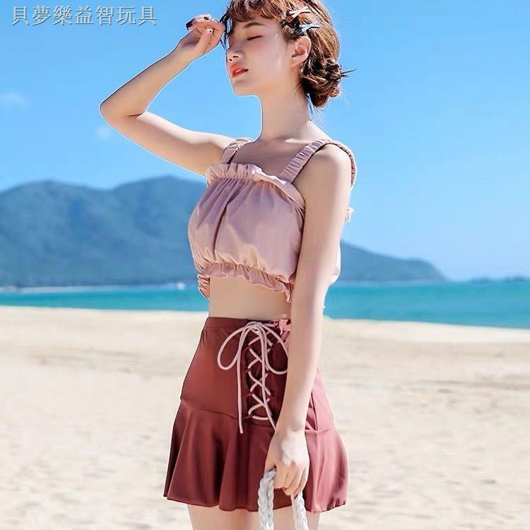 Bộ Đồ Bơi Mỏng Che Phủ Bụng Phong Cách Hàn Quốc | BigBuy360 - bigbuy360.vn