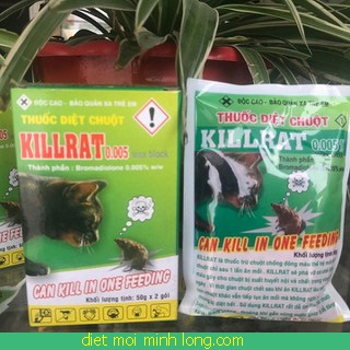 Thuốc diệt chuột killrat 0.005% ⚜️freeship⚜️ bả diệt chuột